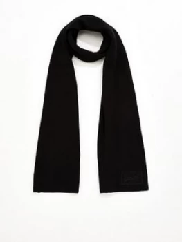 Superdry Orange Label Scarf - Black, Men