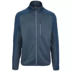 Trespass Mens Tansorton Full Zip Fleece (XXS) (Midnight)