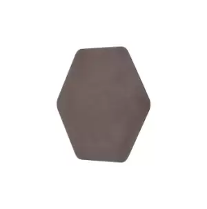 Magnetic Base Wall Lamp, 12W LED 3000K 498lm, 20cm Horizontal Hexagonal, Coffee