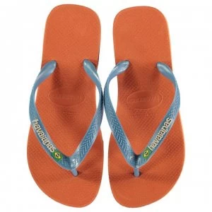 Havaianas Havaianas Brazil Logo Flip Flops - Orange B 7185