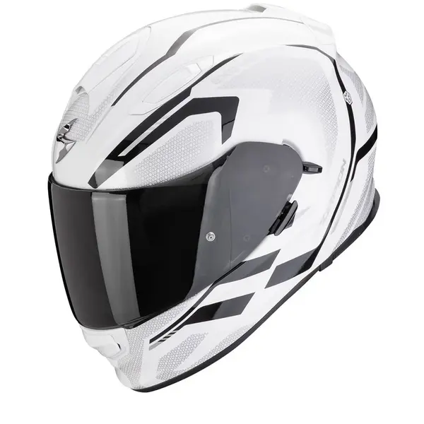 Scorpion EXO-491 Kripta White-Black Full Face Helmet S