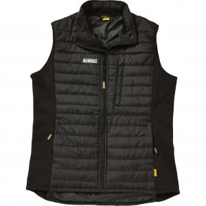 DEWALT Force Black Lightweight Padded Gilet Black XL