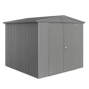 Biohort Europa Size 4 Metal Shed 8' x 7' 6'' - Quartz Grey