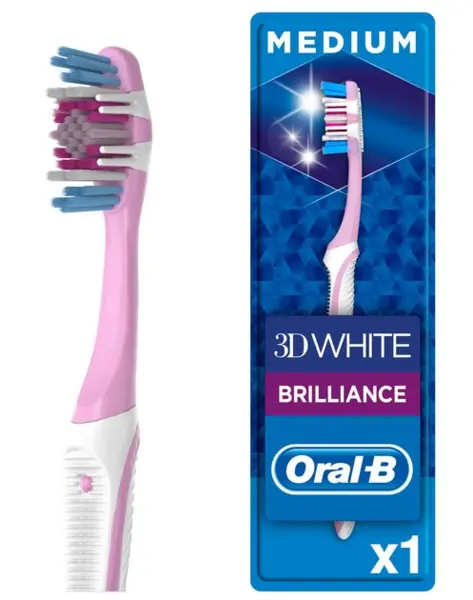 Oral B 3D White Brilliance 40 Medium Toothbrush