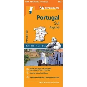 Portugal Sud - Algrave - Michelin Regional Map 593 Map 2013 Sheet map