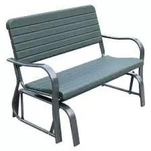 Outsunny 2 Seater Metal Swing Bench - Garden & Outdoor