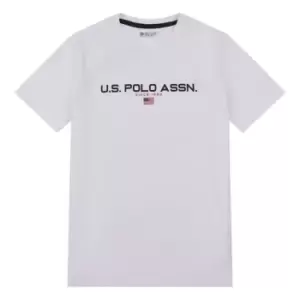 US Polo Assn Sport T-Shirt Junior Boys - White