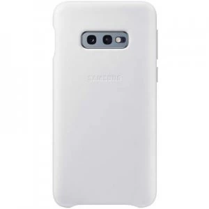 Samsung Leather Back cover Samsung Galaxy S10 E White