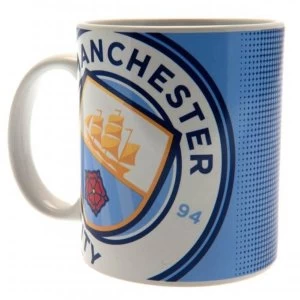 Manchester City FC Mug Halftone