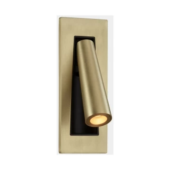 Leds-c4 Lighting - LEDS C4 Gamma Recessed LED Recessed Fold Away Reading Light Matt Gold IP20 2.1W 2700K