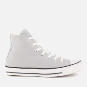 Converse Womens Chuck Taylor All Star Seasonal Hi-Top Trainers - Wolf Grey/White/Black - UK 8