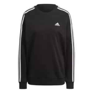 adidas Studio Lounge 3-Stripes Sweatshirt Wome - Black