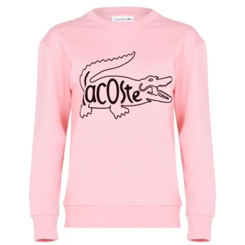 Lacoste Inside Croc Sweatshirt - Pink