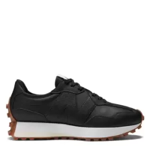 New Balance 327 Leather Trainer - Black