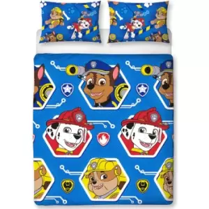 Paw Patrol Rescue Rotary Double Duvet Set (Double) (Blue)