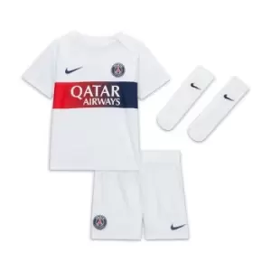 Nike Paris Saint Germain Away Baby Kit 2023 2024 - White