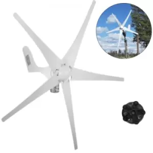 VEVOR Wind Turbine 500W Wind Turbine Generator DC 12V Wind Turbine 5 Blade Low Wind Speed Starting Garden Street Lights Wind Turbines With Charge Cont