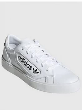 adidas Originals Sleek - White, Size 5, Women