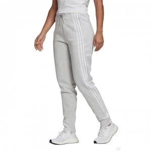 adidas Womens 3-Stripes Doubleknit Pants - Grey/White