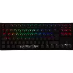 Ducky One2 RGB TKL USB Mechanical Keyboard with Cherry MX Red Switches