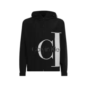 Calvin Klein Logo Windbreaker Jacket - Black