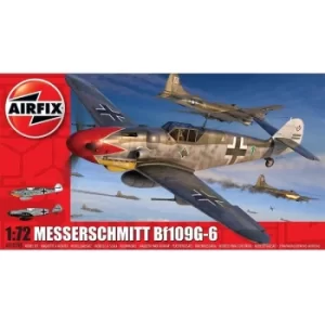 Airfix Messerschmitt Bf109G-6 Series 2 Aircraft 1:72 Scale Model Kit