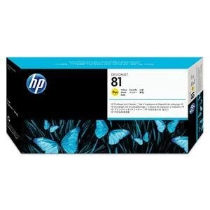 HP 81 Yellow Printhead and Cleaner