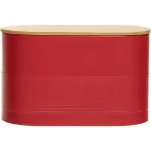 Premier Housewares Alton Red Bread Bin