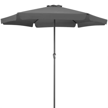 Sun Parasol with Crank Handle 350cm - Anthracite