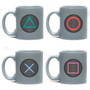 Playstation Buttons Mug Set