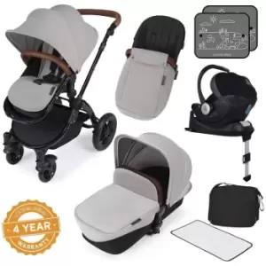 ickle bubba Stomp V3 Black All-in-One i-Size Travel System - Silver