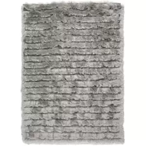 Origins Carved Glamour Rug Silver 160 x 230cm