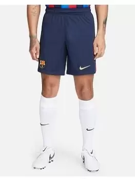 Nike Barcelona Mens 22/23 Home Short, Blue, Size S, Men