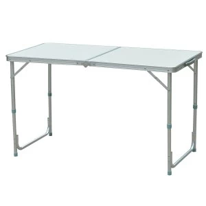 Outsunny Portable Aluminum Foldable Table