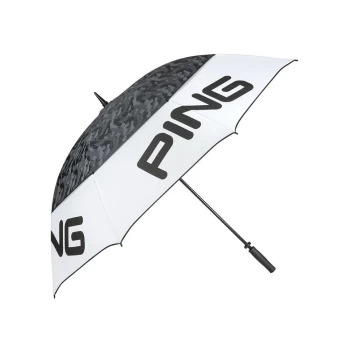 Ping Tour Umbrella - White/Black/Mr Ping