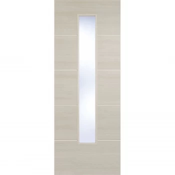 Santandor Internal Glazed Ivory Laminate 1 Lite Door - 686 x 1981mm