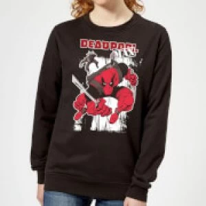 Marvel Deadpool Max Womens Sweatshirt - Black - S