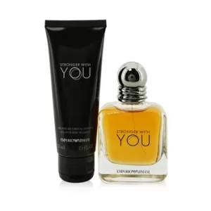 Emporio Armani Stronger With You Gift Set 50ml Eau de Toilette + 75ml All Over Body Shampoo