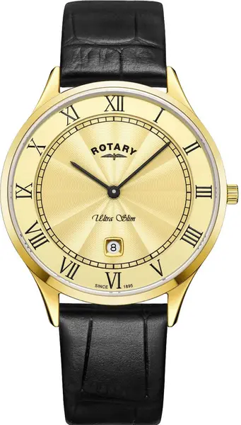 Rotary Watch Ultra Slim Mens - Gold RTY-930