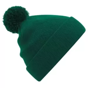 Beechfield Original Pom Pom Beanie (One Size) (Bottle Green)