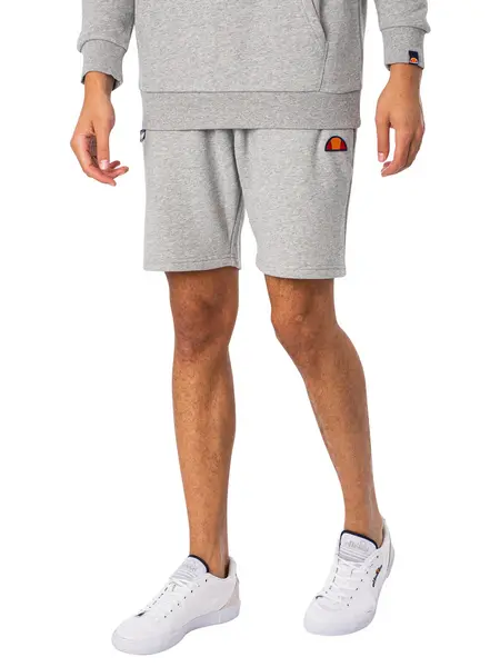 Ellesse Noli Fleece Sweat Shorts Grey Marl XXL