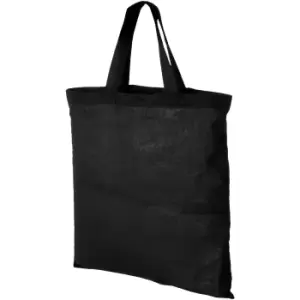 Bullet Virginia Cotton Tote (Pack Of 2) (One Size) (Solid Black)