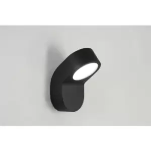 Astro Soprano - 1 Light Outdoor Low Energy Wall Light Black IP44