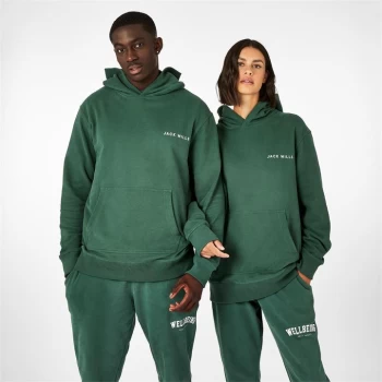 Jack Wills Unisex Wellbeing Hoodie - Dark Green