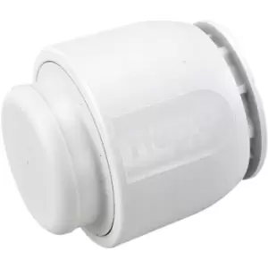 Hep2O Demountable Stopend 22mm in White Plastic