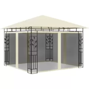 Vidaxl - Gazebo with Mosquito Net 3x3x2.73 m Cream 180 g/m² Cream