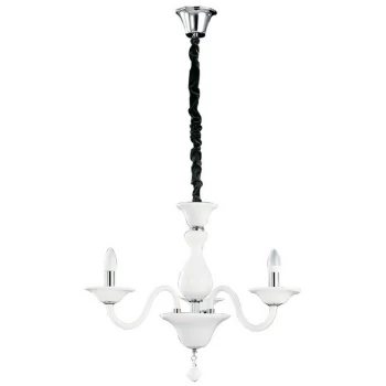 Fan Europe Lighting - Fan Europe SOFFIO 3 Light Chandeliers White 66x50cm