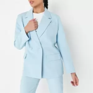 Missguided Petite Tailored Blazer - Blue