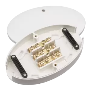 Click Scolmore Essentials 60A Junction Box 3 Term White - WA220