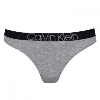 Calvin Klein Eco Cotton Thong - Grey Heather